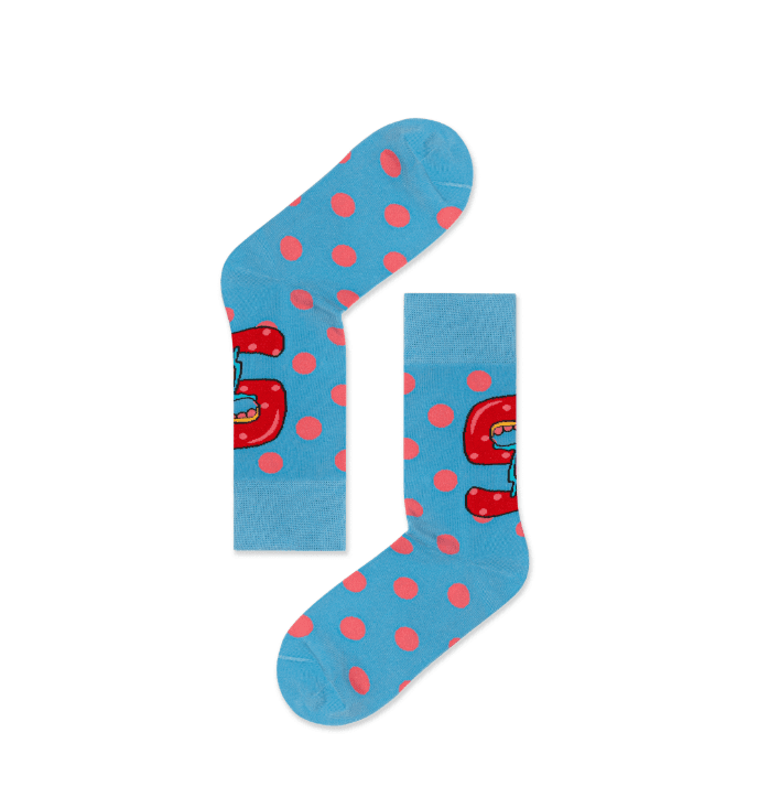 Trendy Letter Graphic Socks S1
