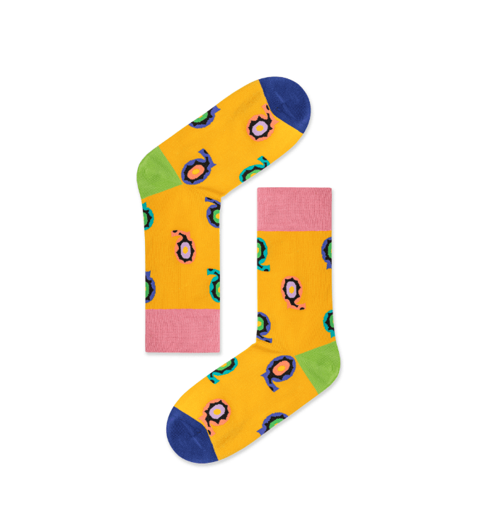 Trendy Letter Graphic Socks Q1