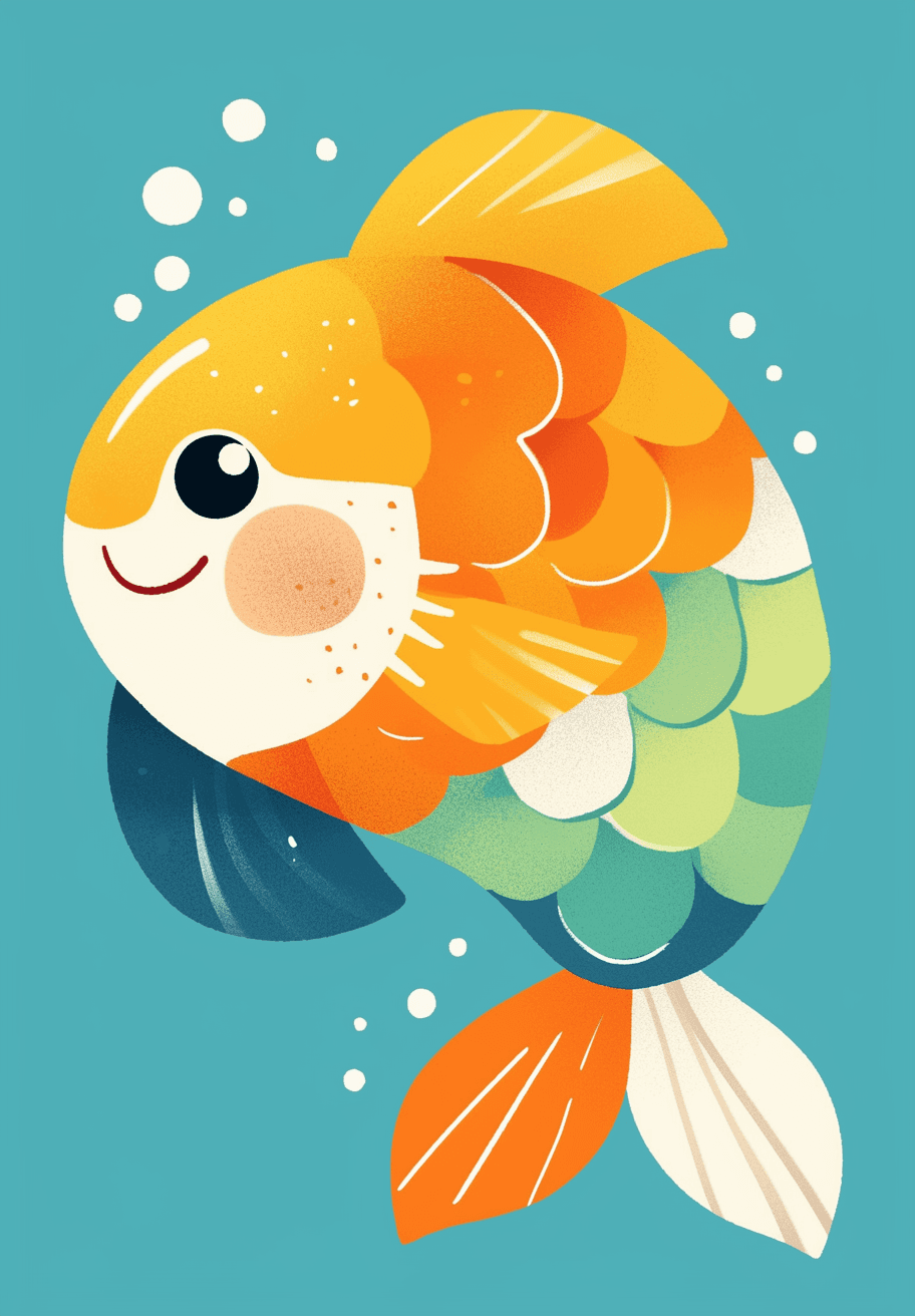 Fish 020 original repeating artwork