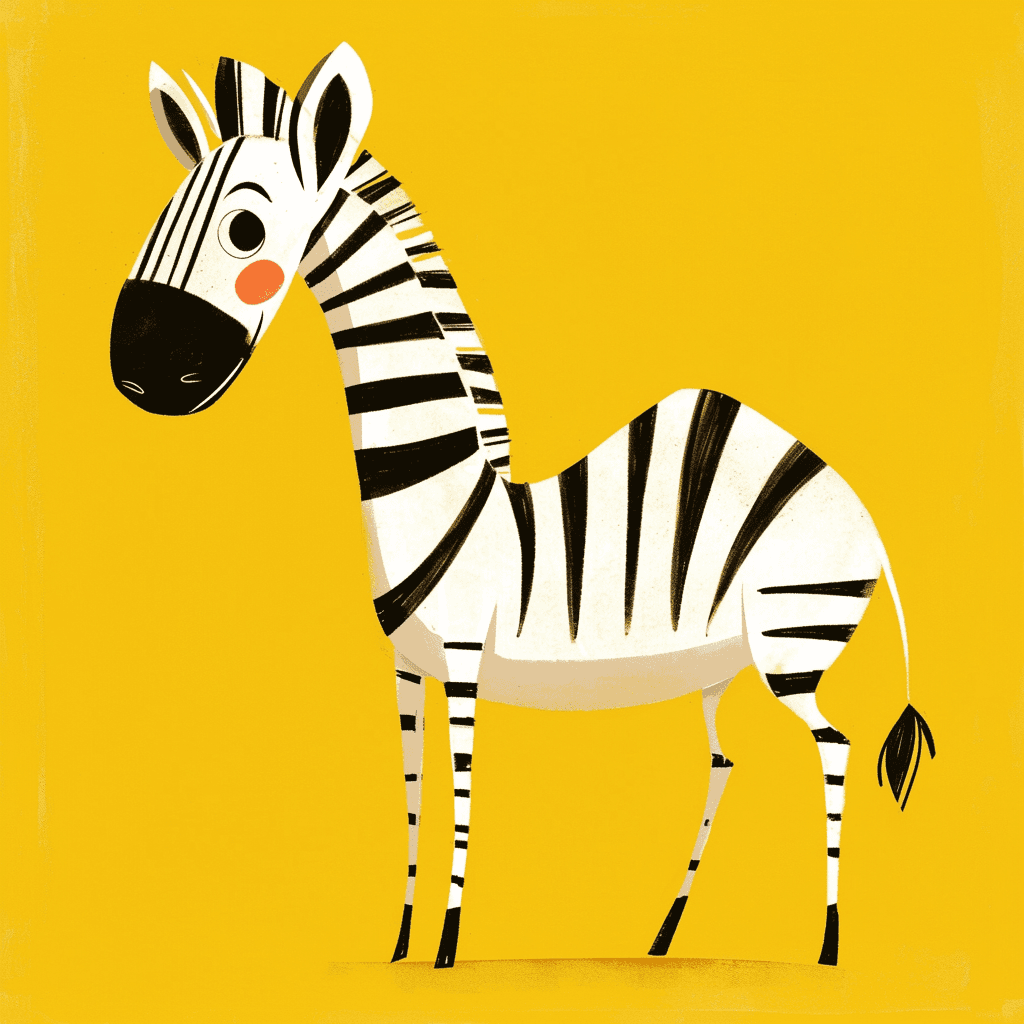 Zebra Festival original repeating artwork