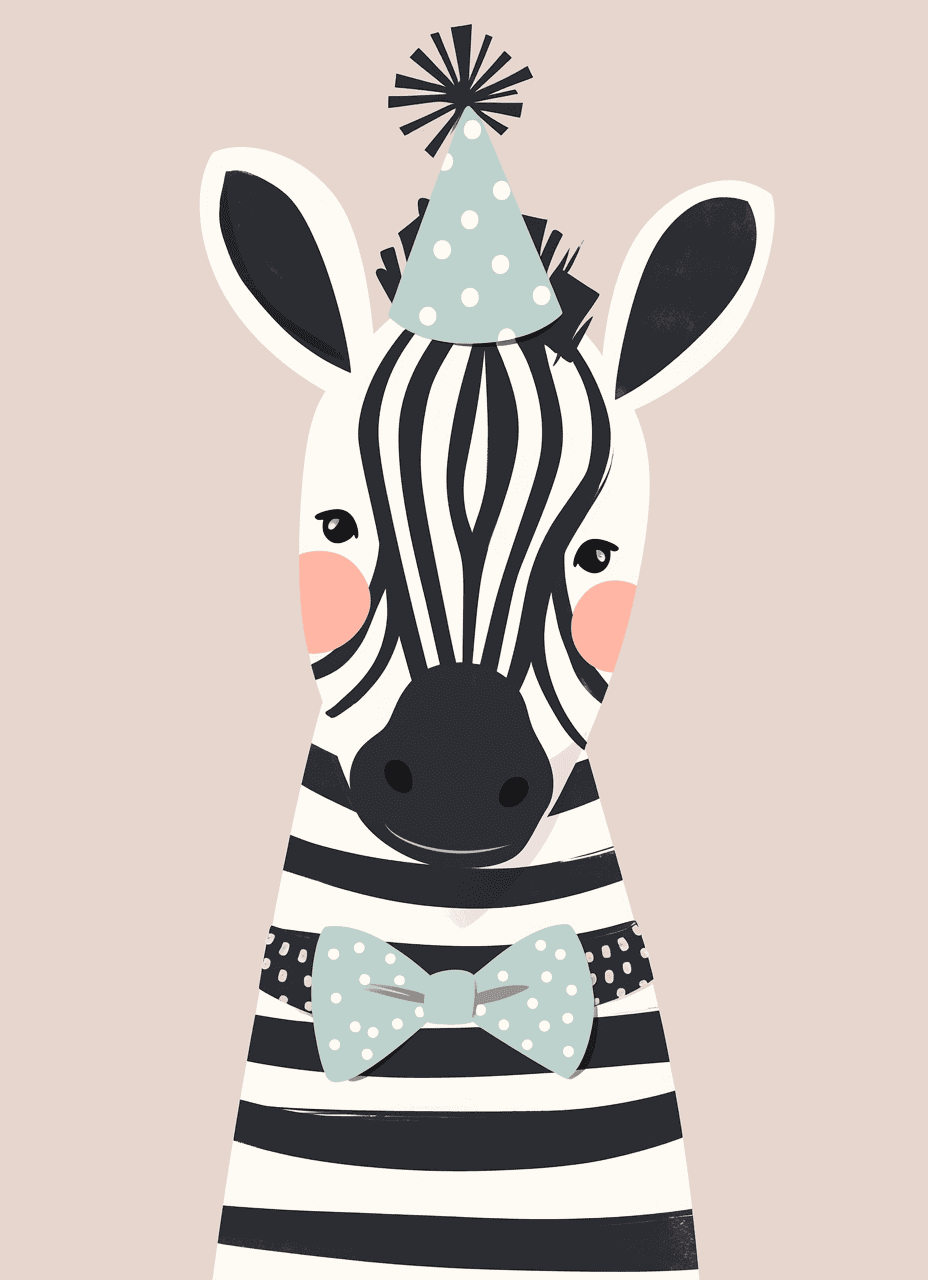Zebra Collective original repeating artwork