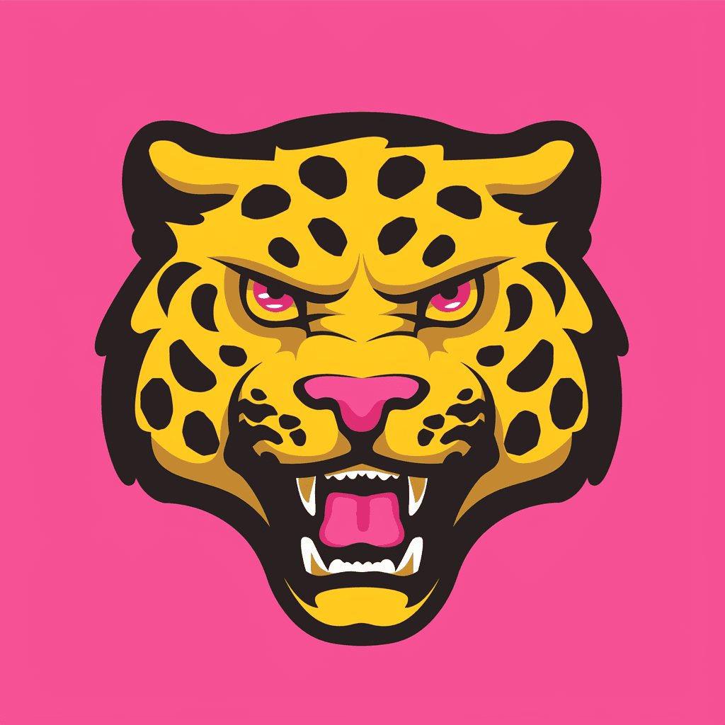 Leopard Dawn original repeating artwork