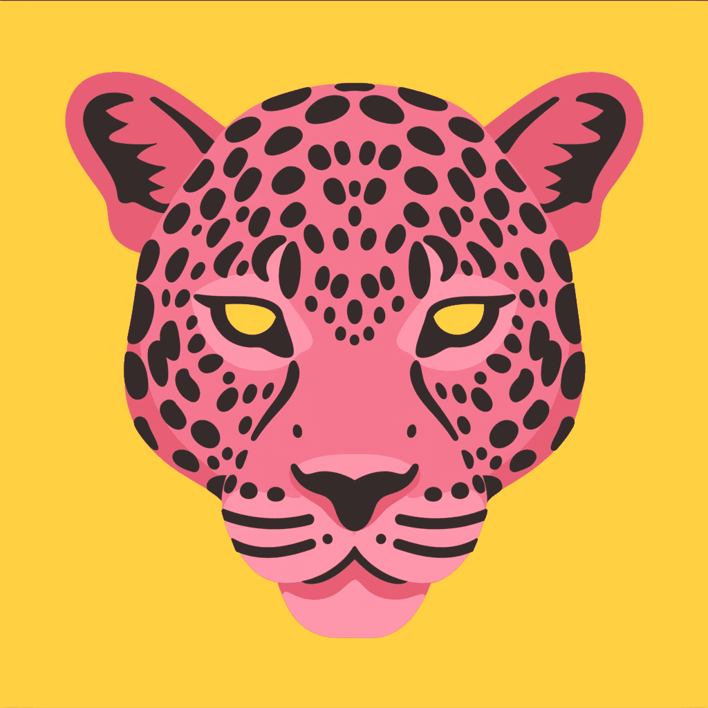 Leopard Hue original repeating artwork