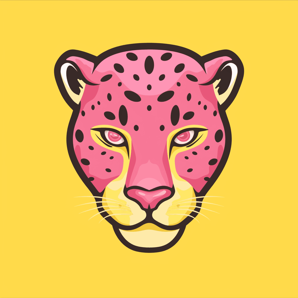 Leopard Shine original repeating artwork