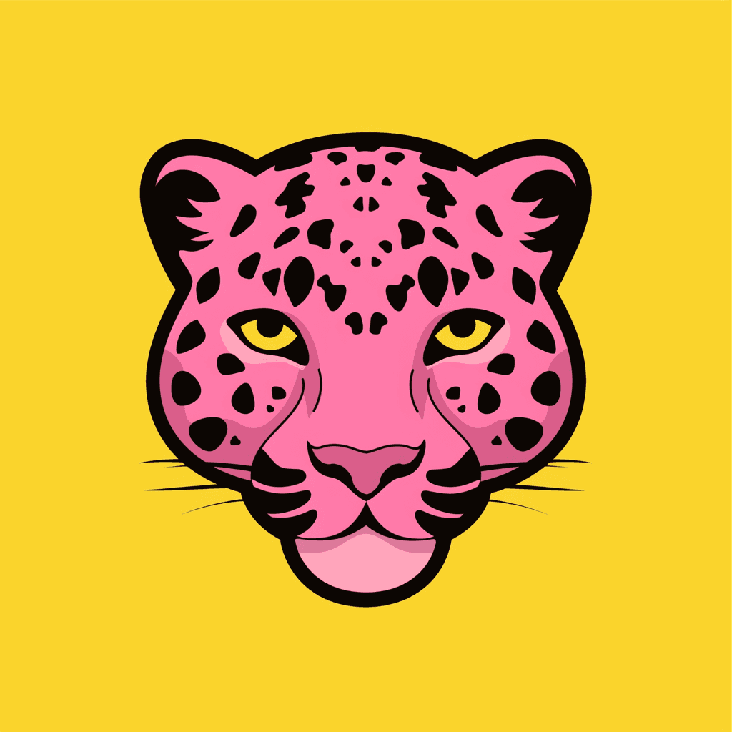 Leopard Glow original repeating artwork