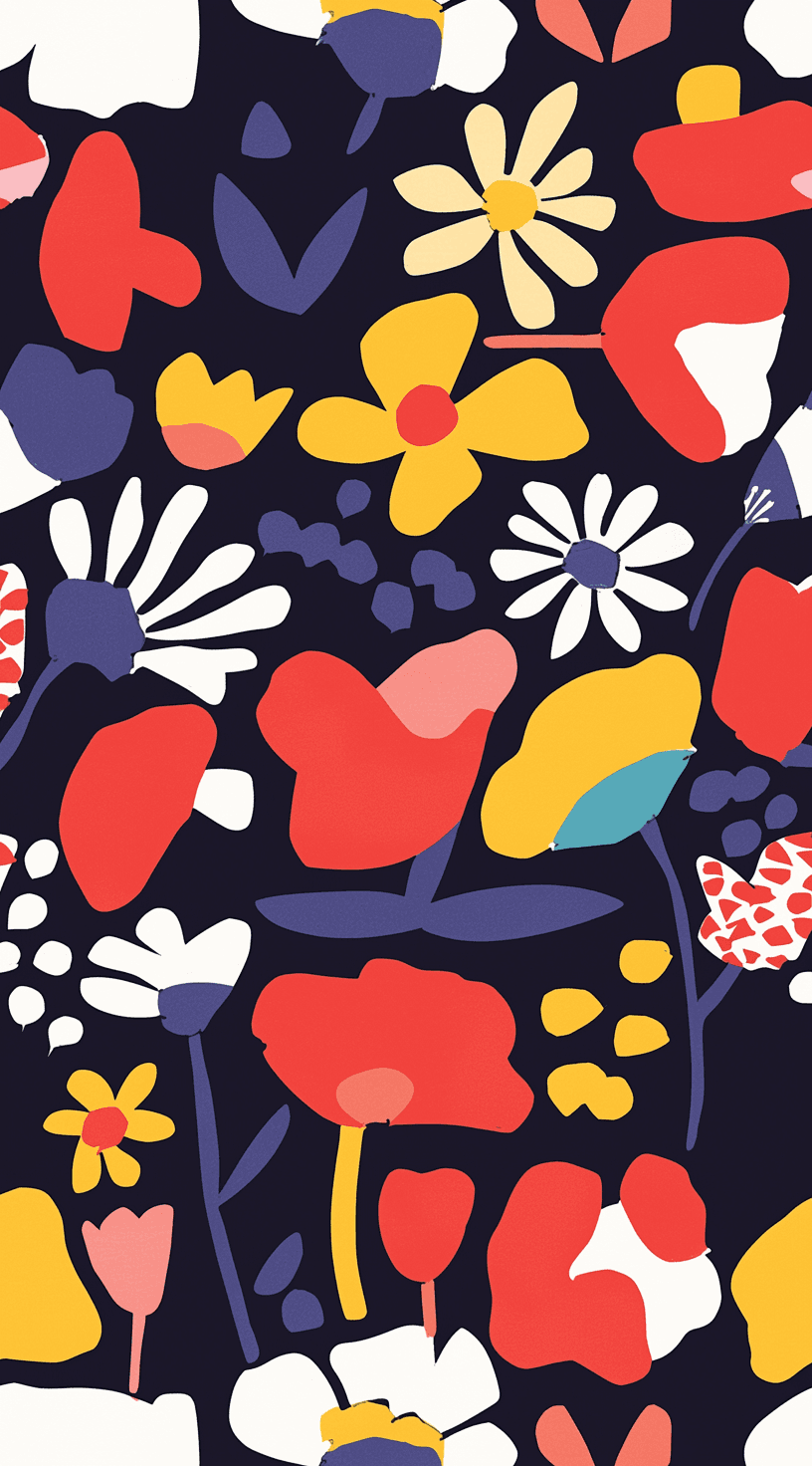 Blossom 668 original repeating artwork