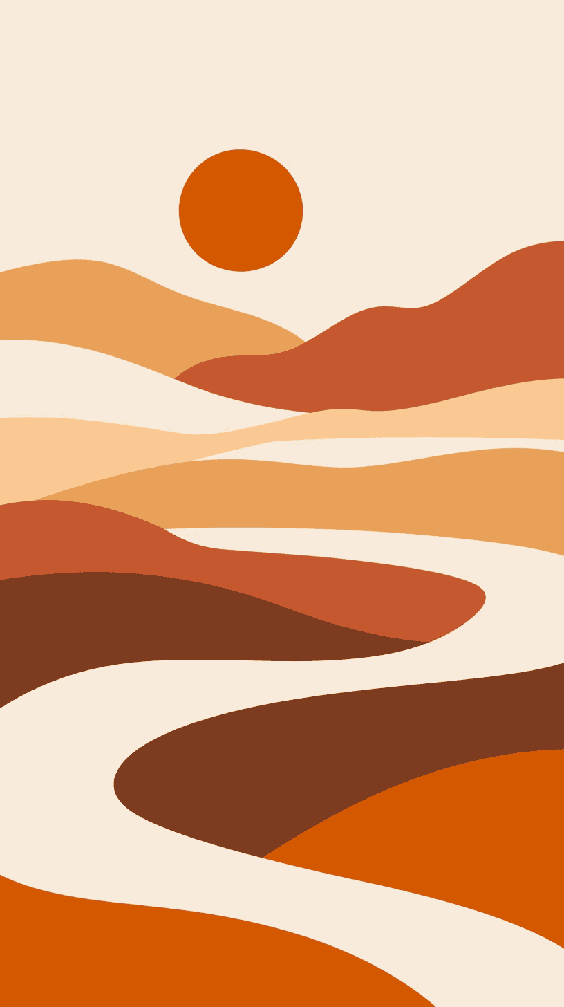 Mountain original repeating artwork