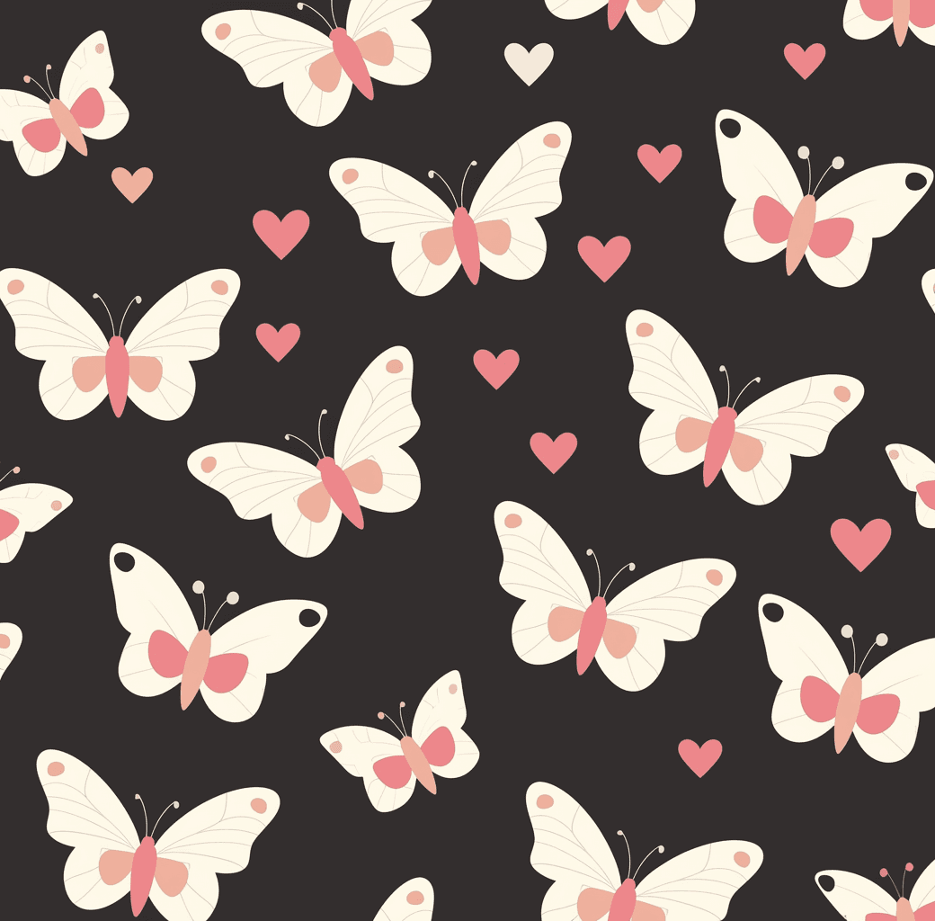 Butterfly Dusk original repeating artwork