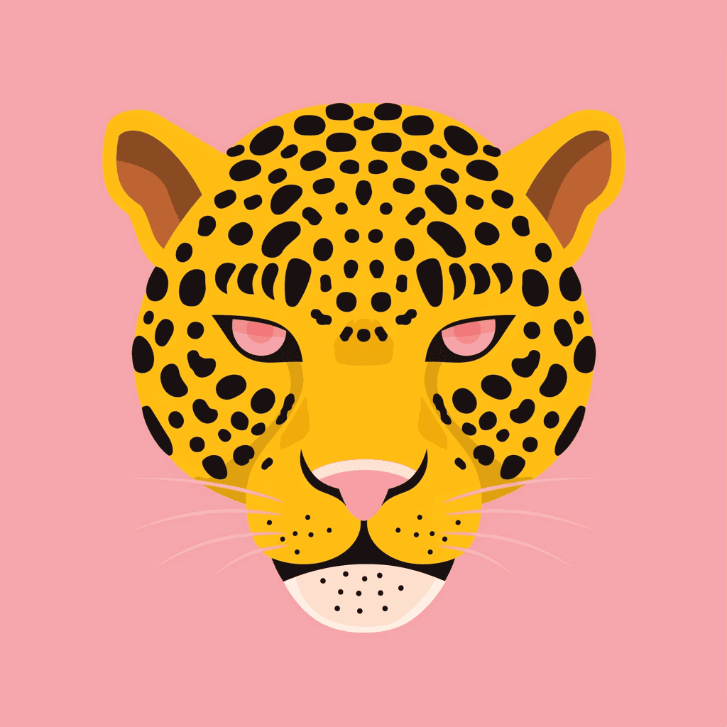 Leopard Snap original repeating artwork