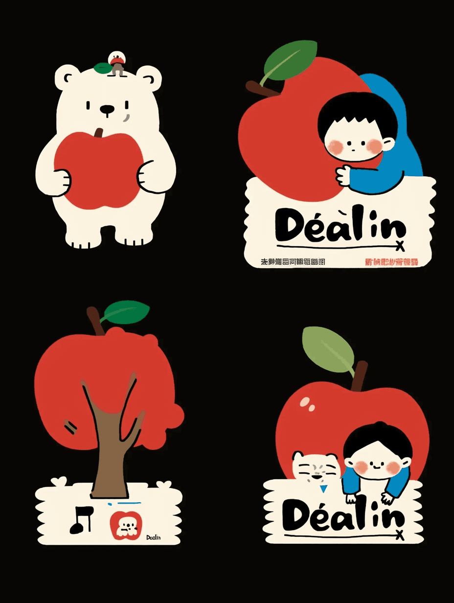 Apple Spin original repeating artwork