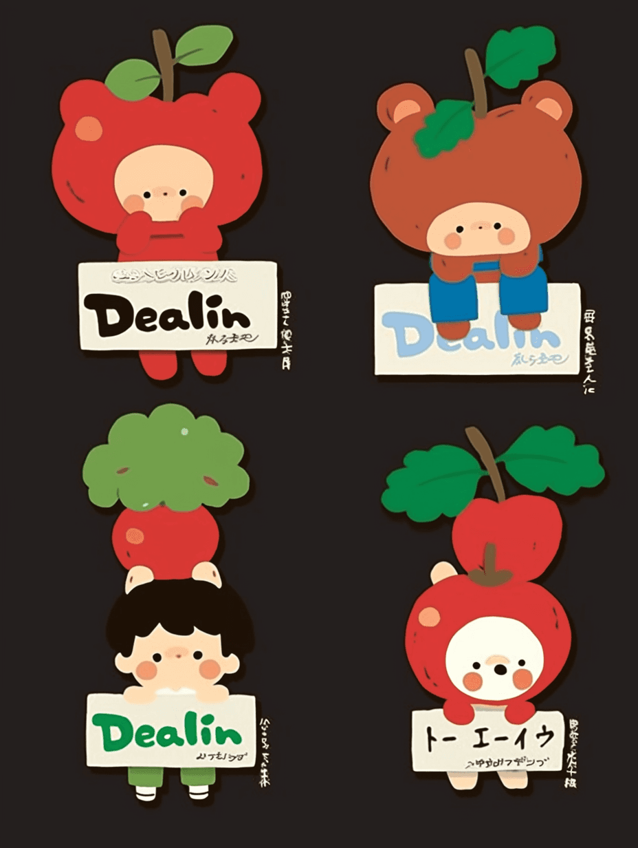 Apple Flip original repeating artwork