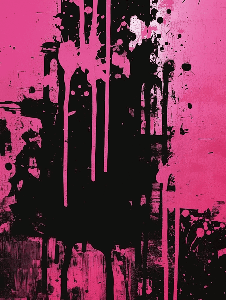 Graffiti Glow original repeating artwork
