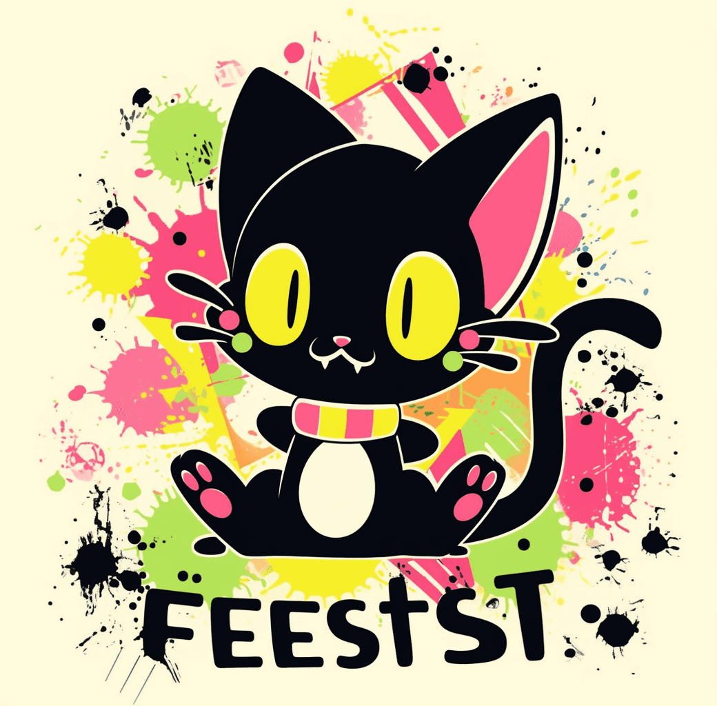 Cat 051 original repeating artwork