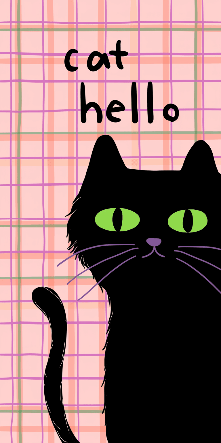 Cat 046 original repeating artwork