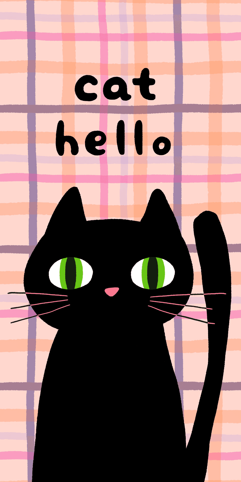 Cat 045 original repeating artwork