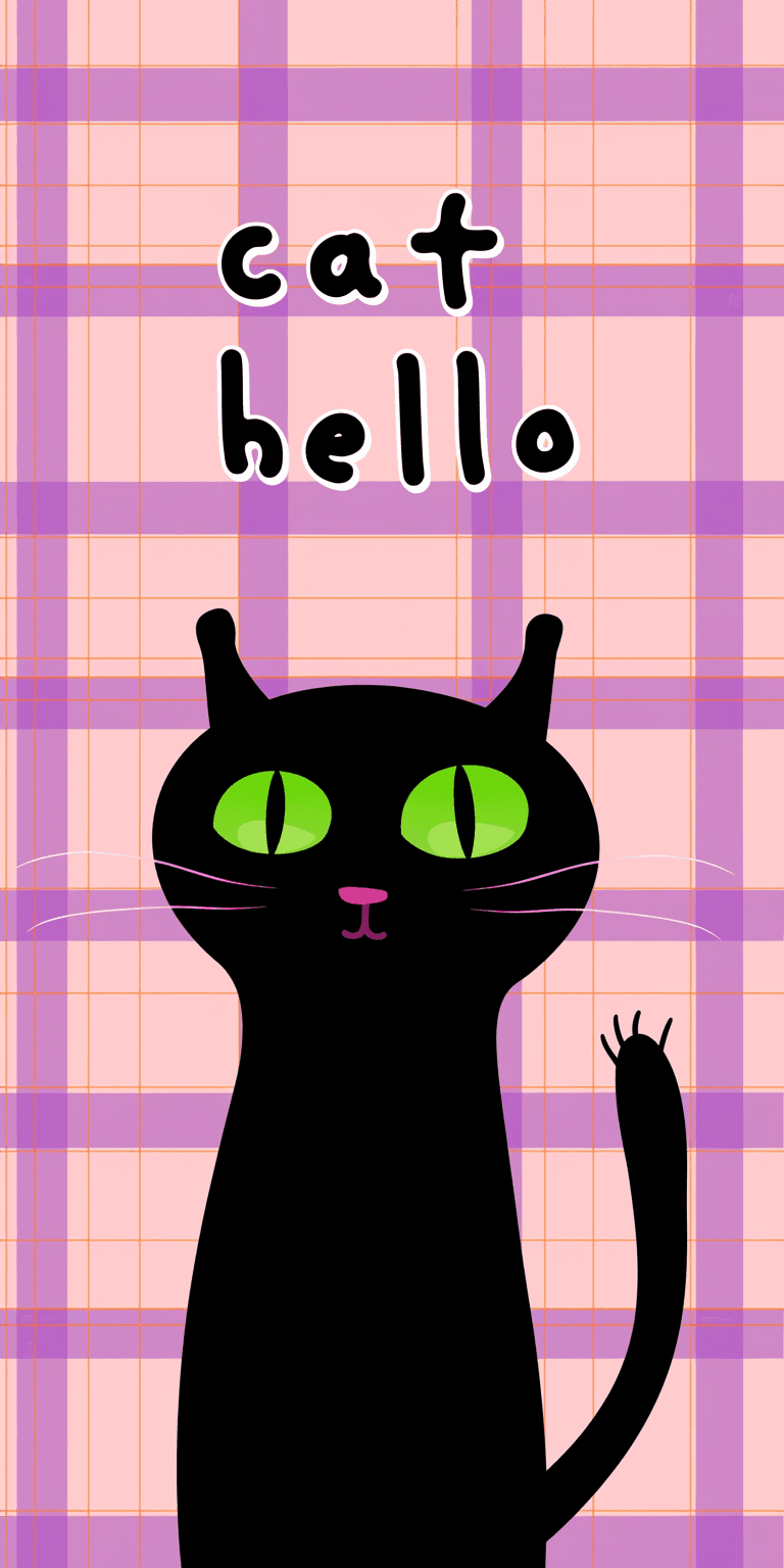 Cat 041 original repeating artwork