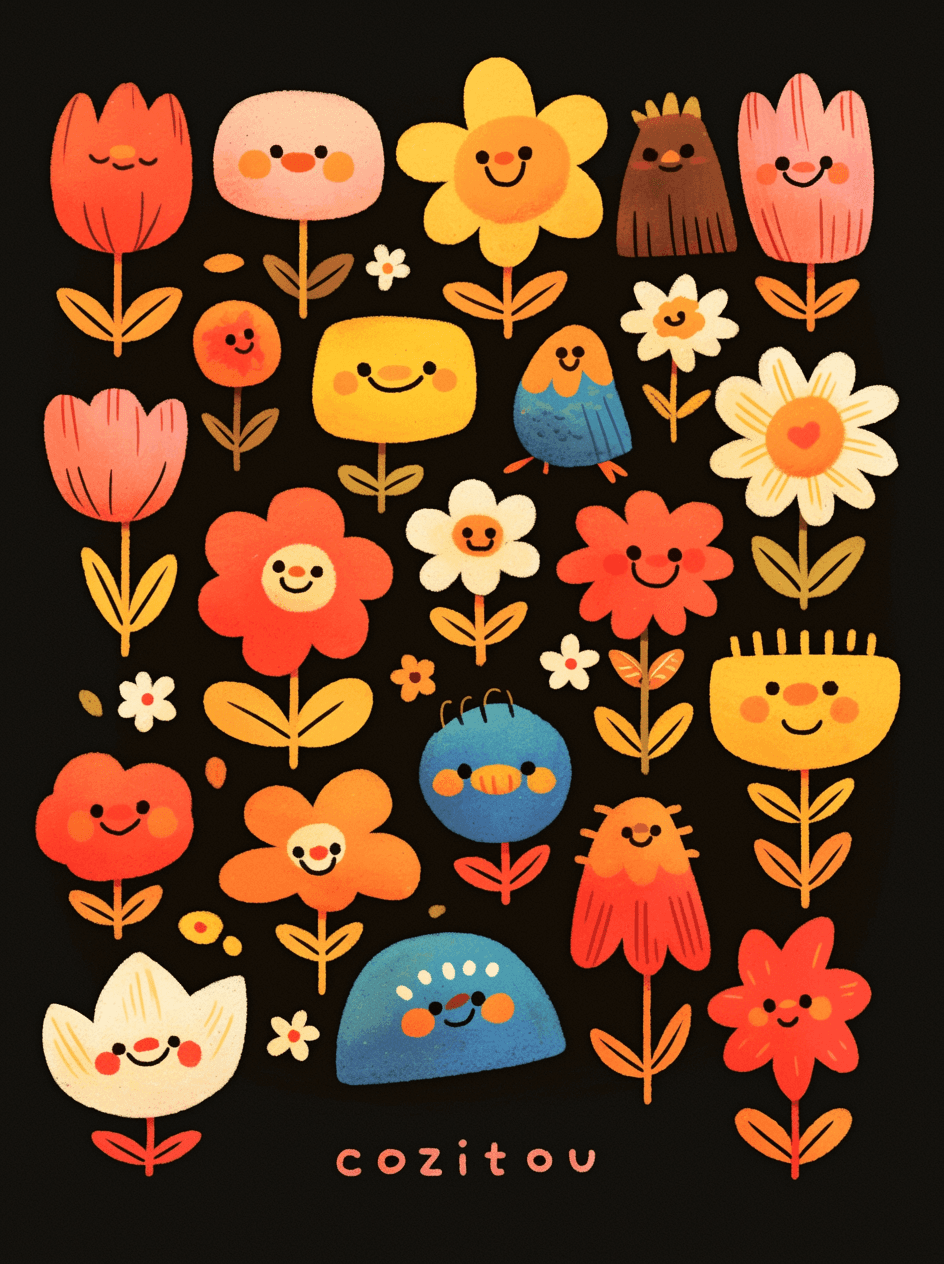 Blossom 459 original repeating artwork