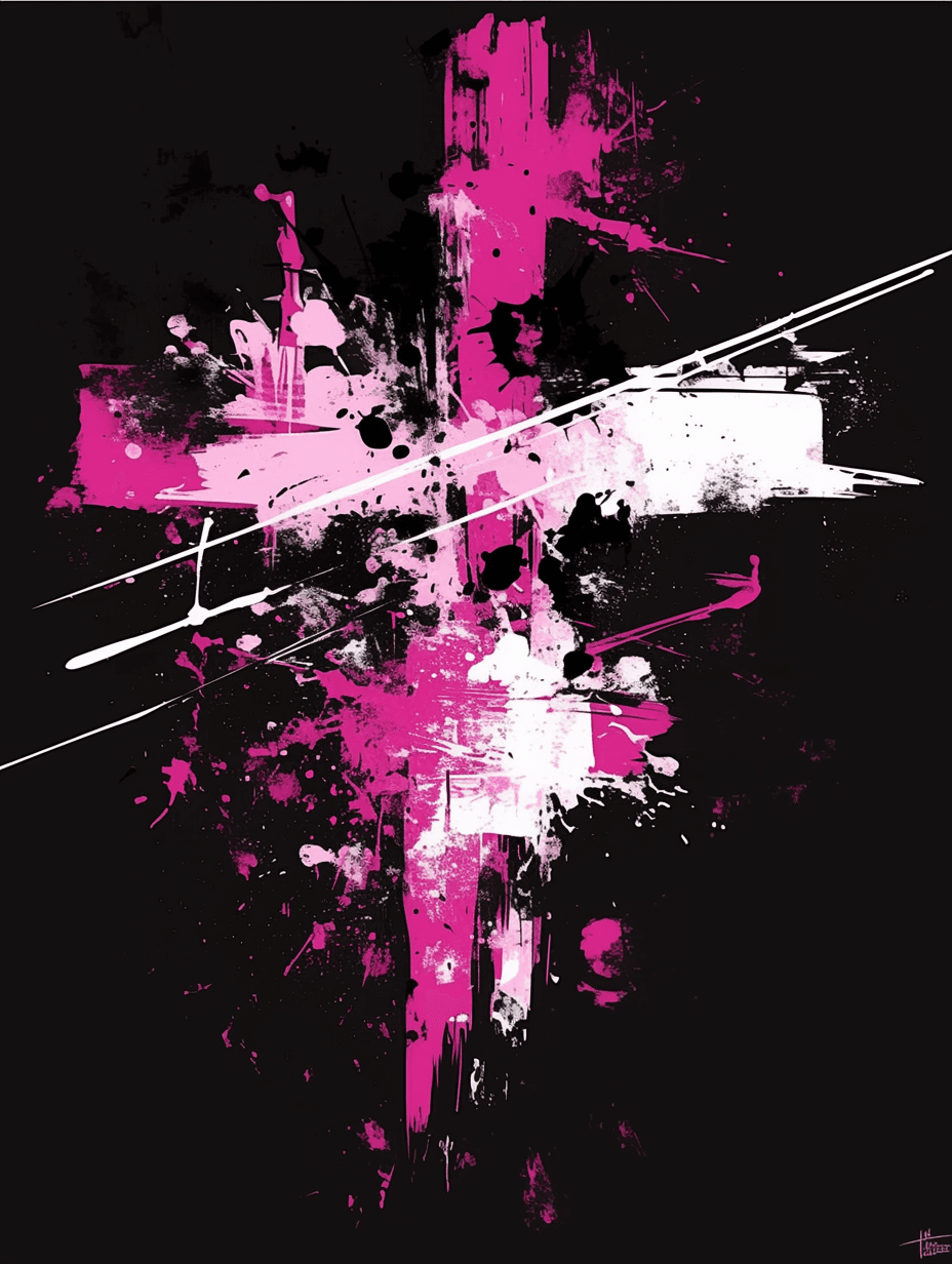 Graffiti Kick original repeating artwork