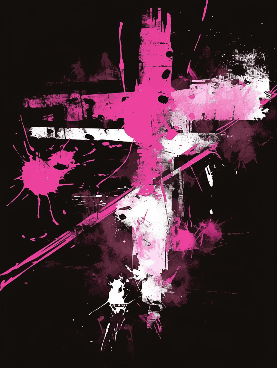 Graffiti Burst original repeating artwork