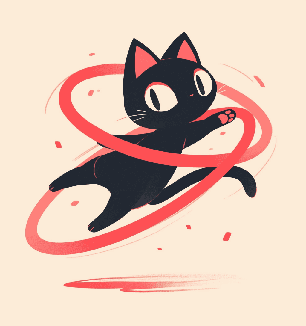 Cat 010 original repeating artwork