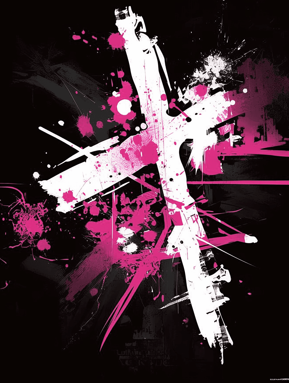Graffiti Zoom original repeating artwork