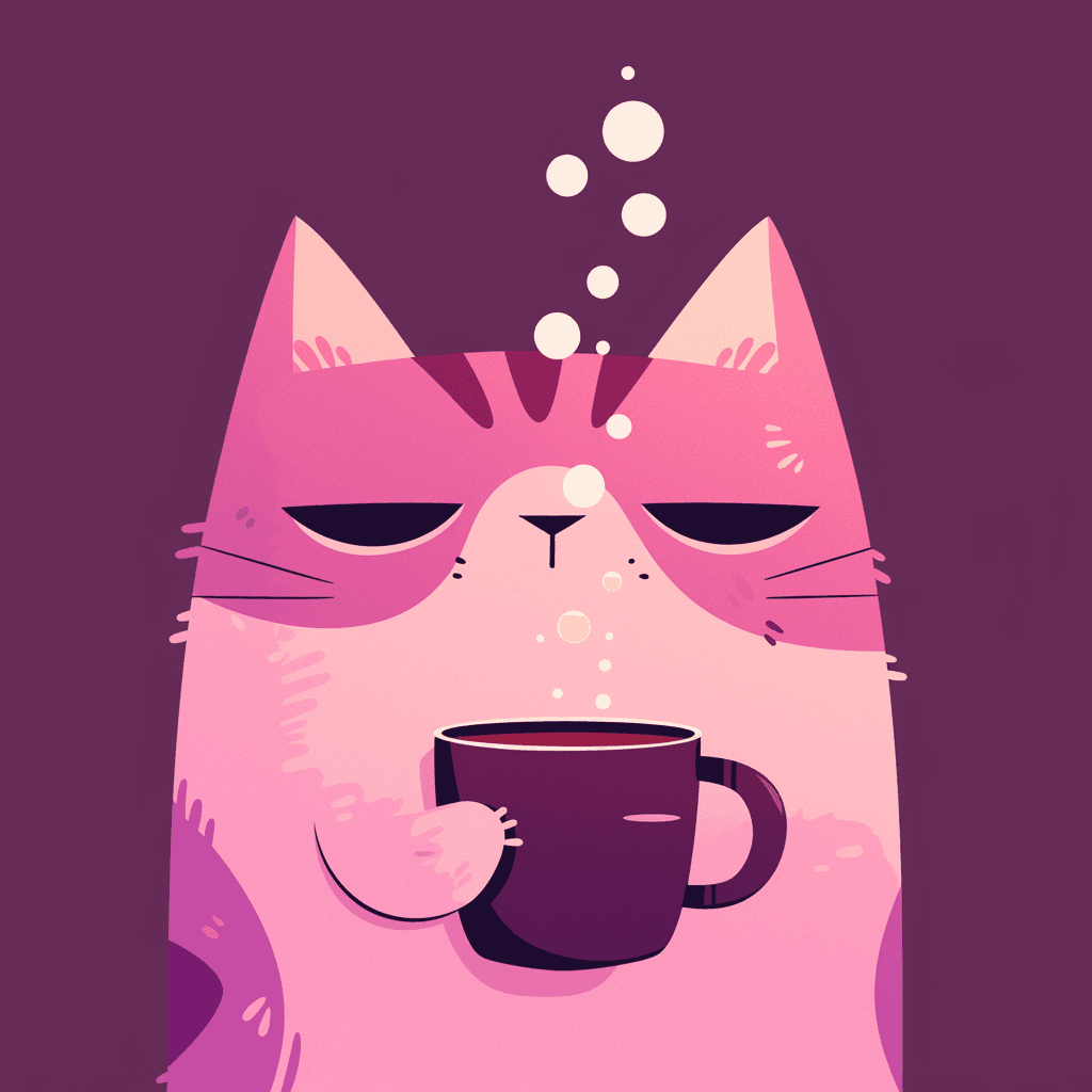 Cat Mark original repeating artwork
