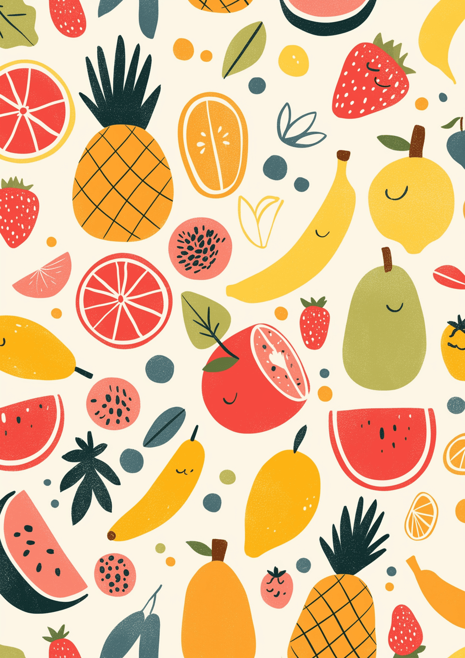 Fruit Mono original repeating artwork