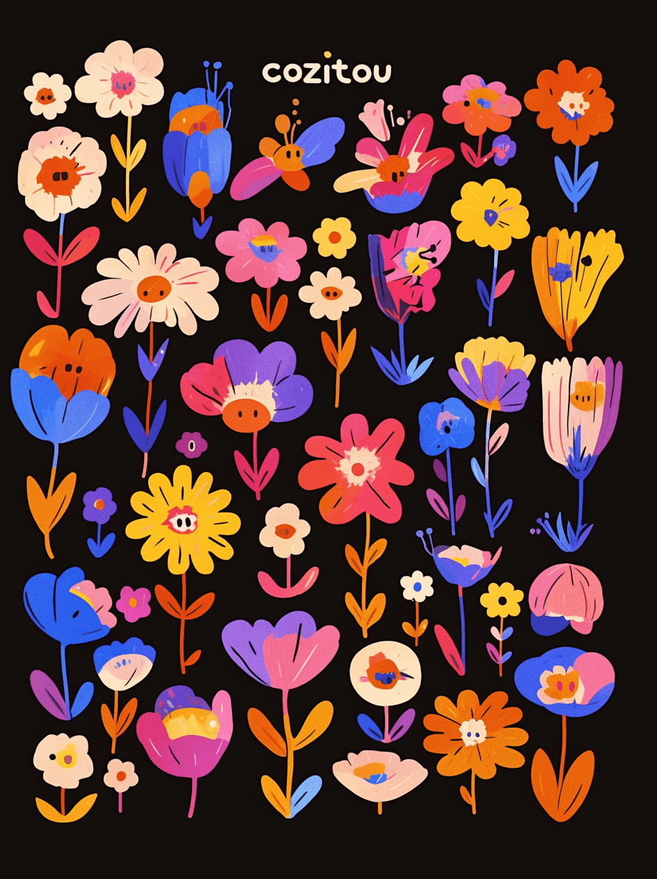 Blossom 326 original repeating artwork