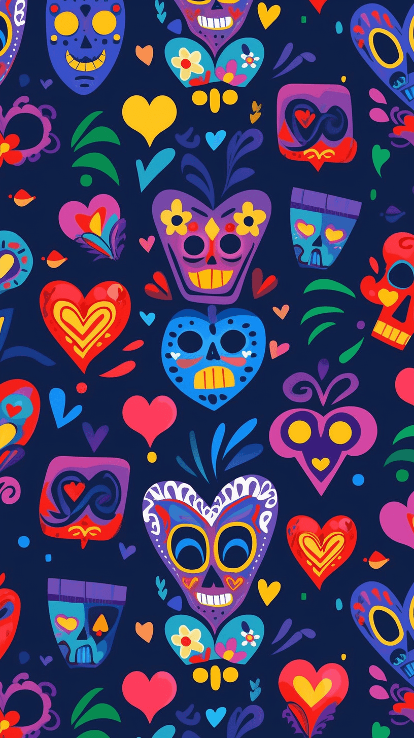 Heart 018 original repeating artwork