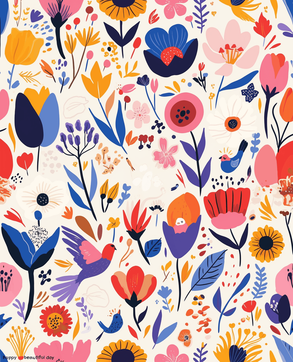 Blossom 291 original repeating artwork