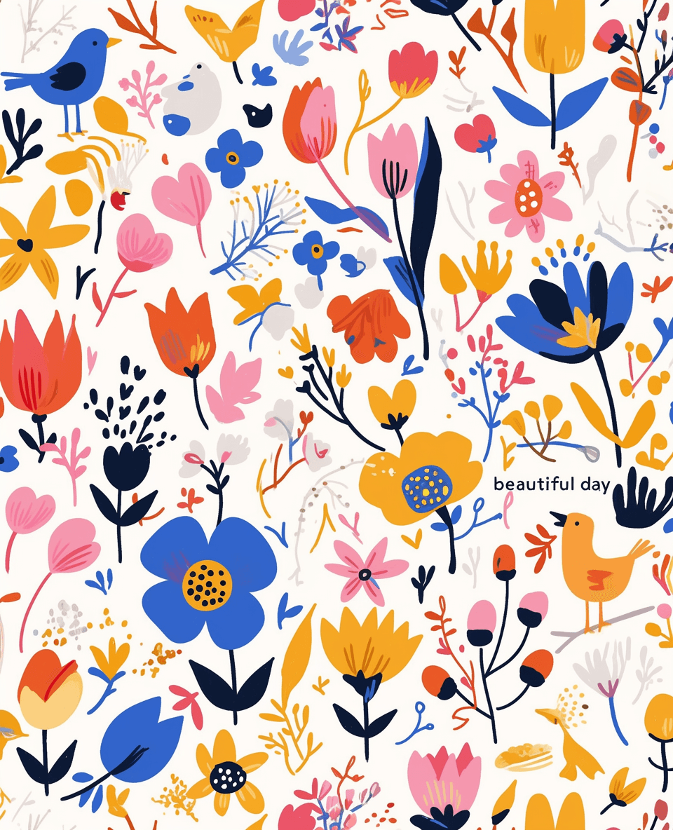 Blossom 287 original repeating artwork
