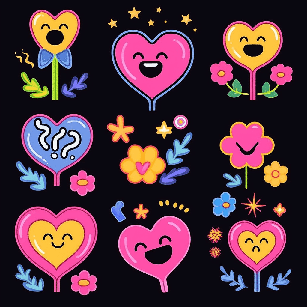 Heart 004 original repeating artwork