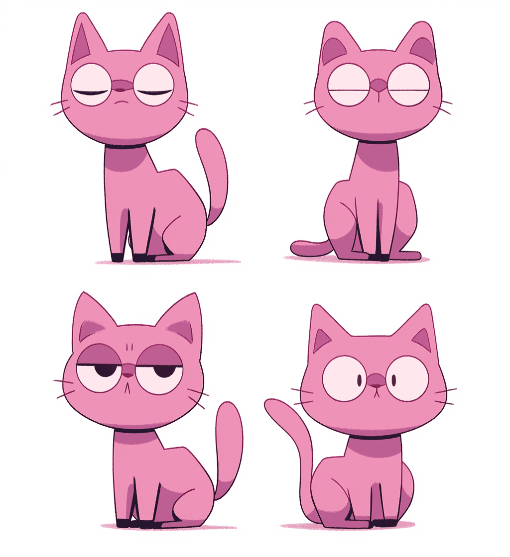 Cat Rest original repeating artwork