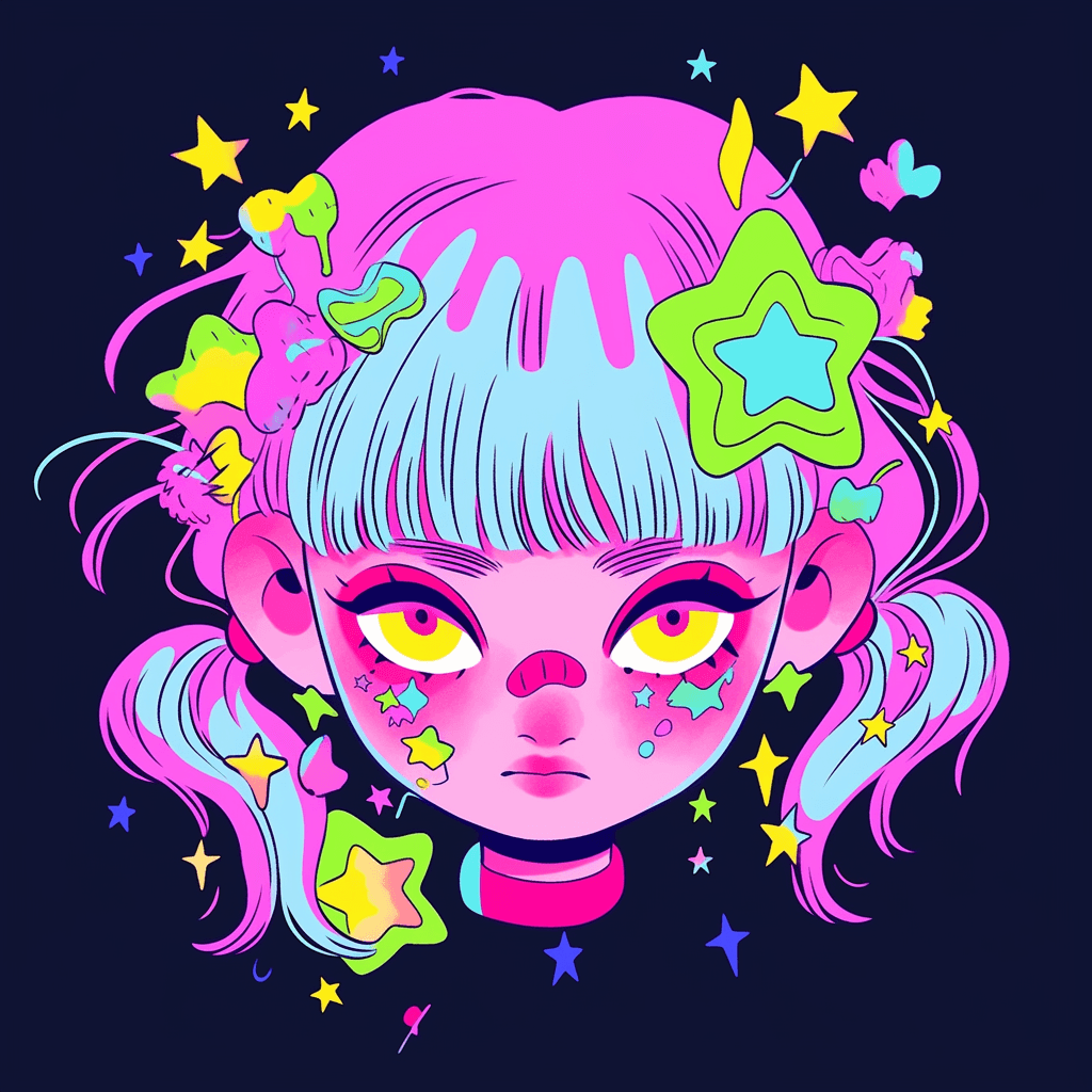 Figure Mono original repeating artwork