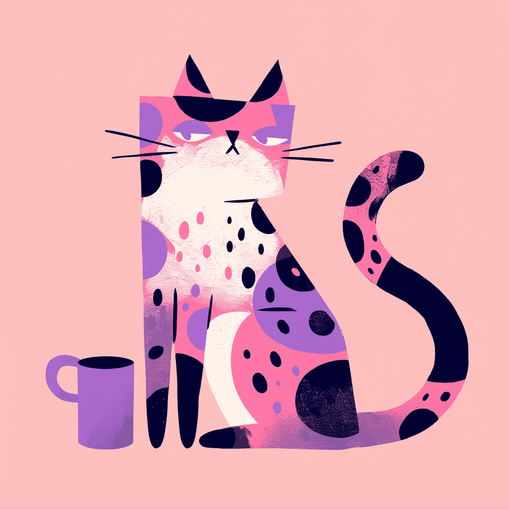 Cat Tone original repeating artwork
