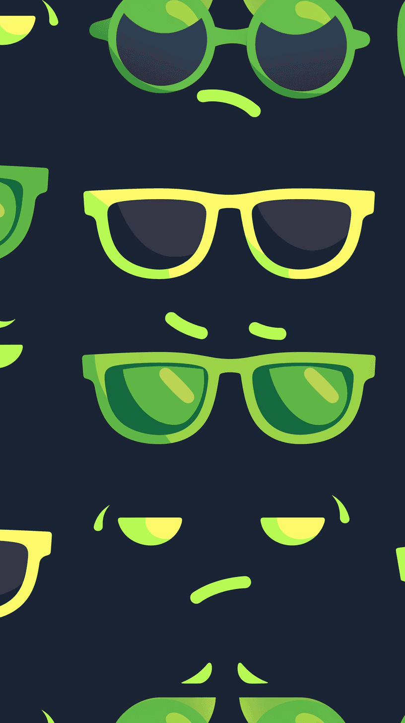 Glasses Tune original repeating artwork