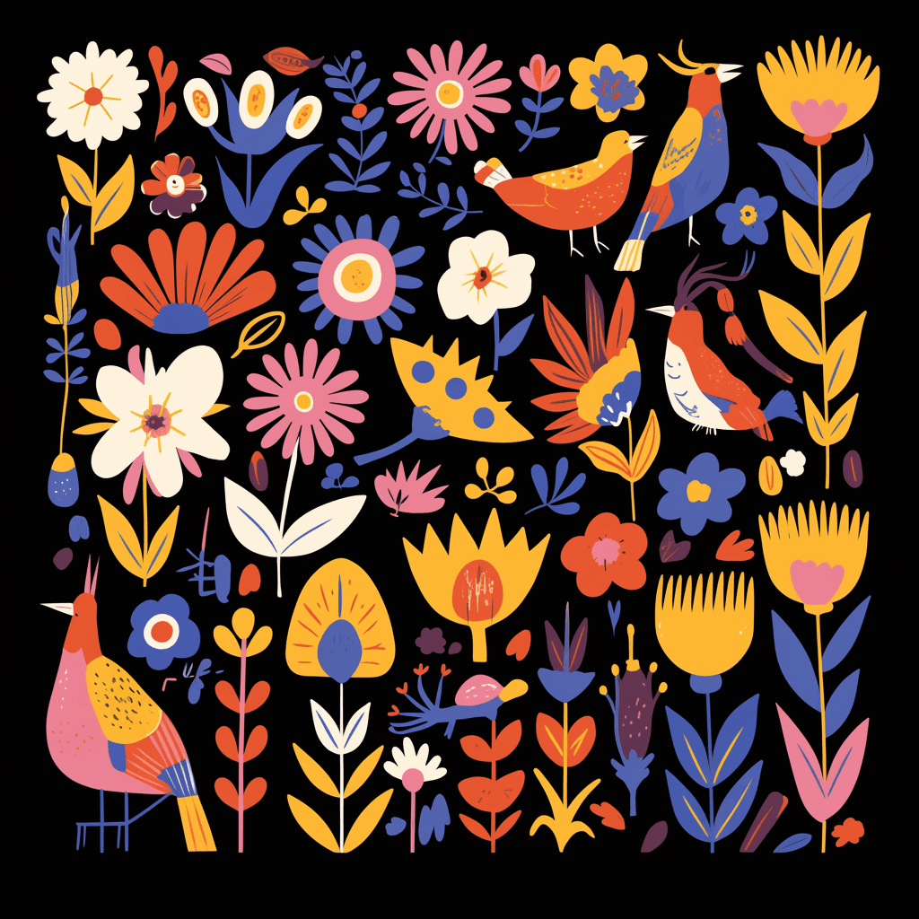 Blossom 155 original repeating artwork