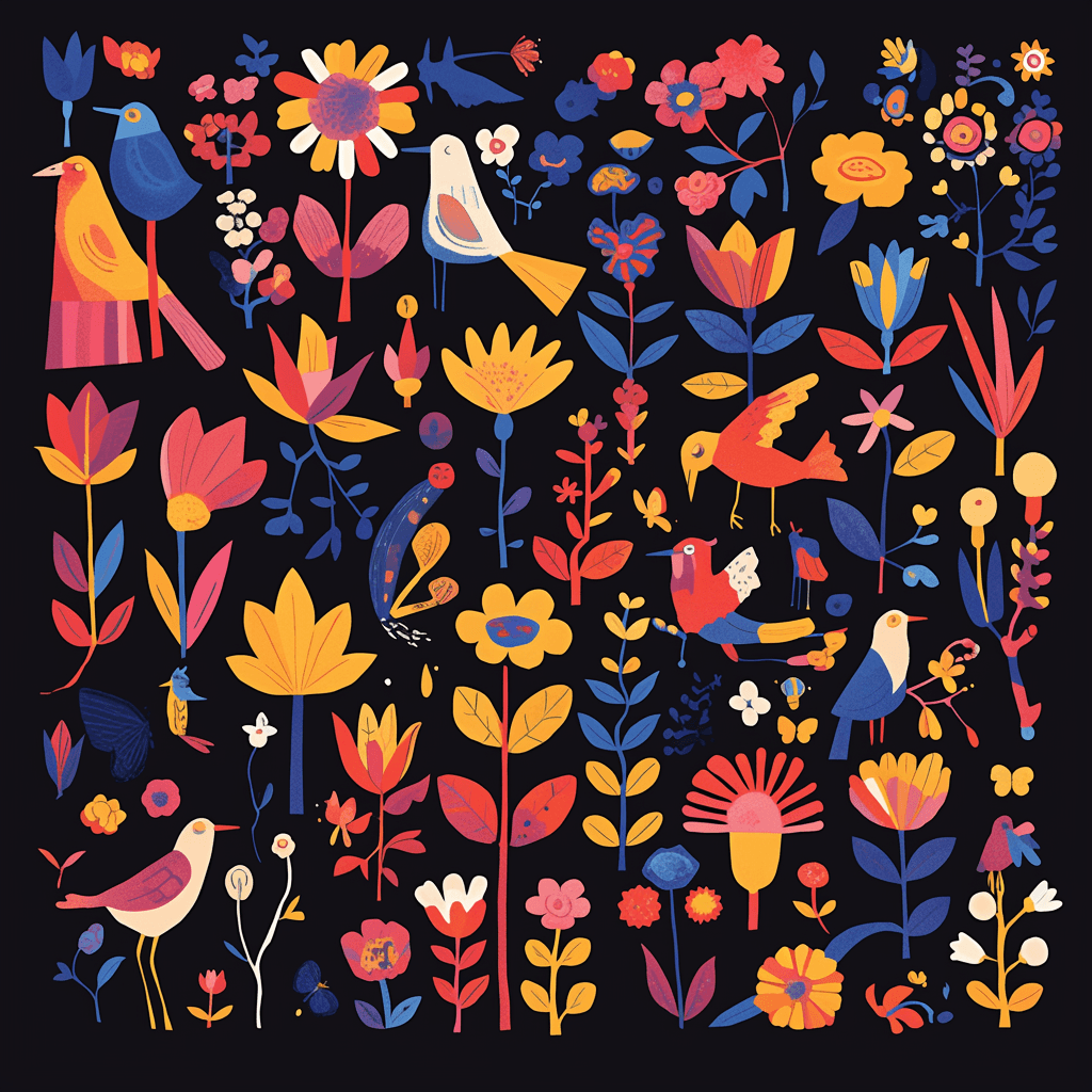 Blossom 154 original repeating artwork