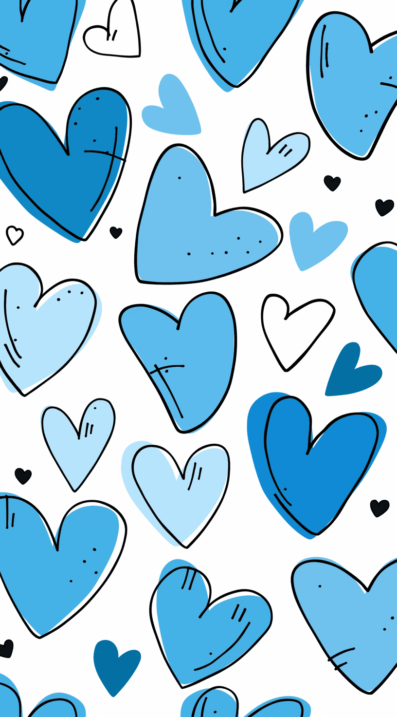 Heart Rise original repeating artwork