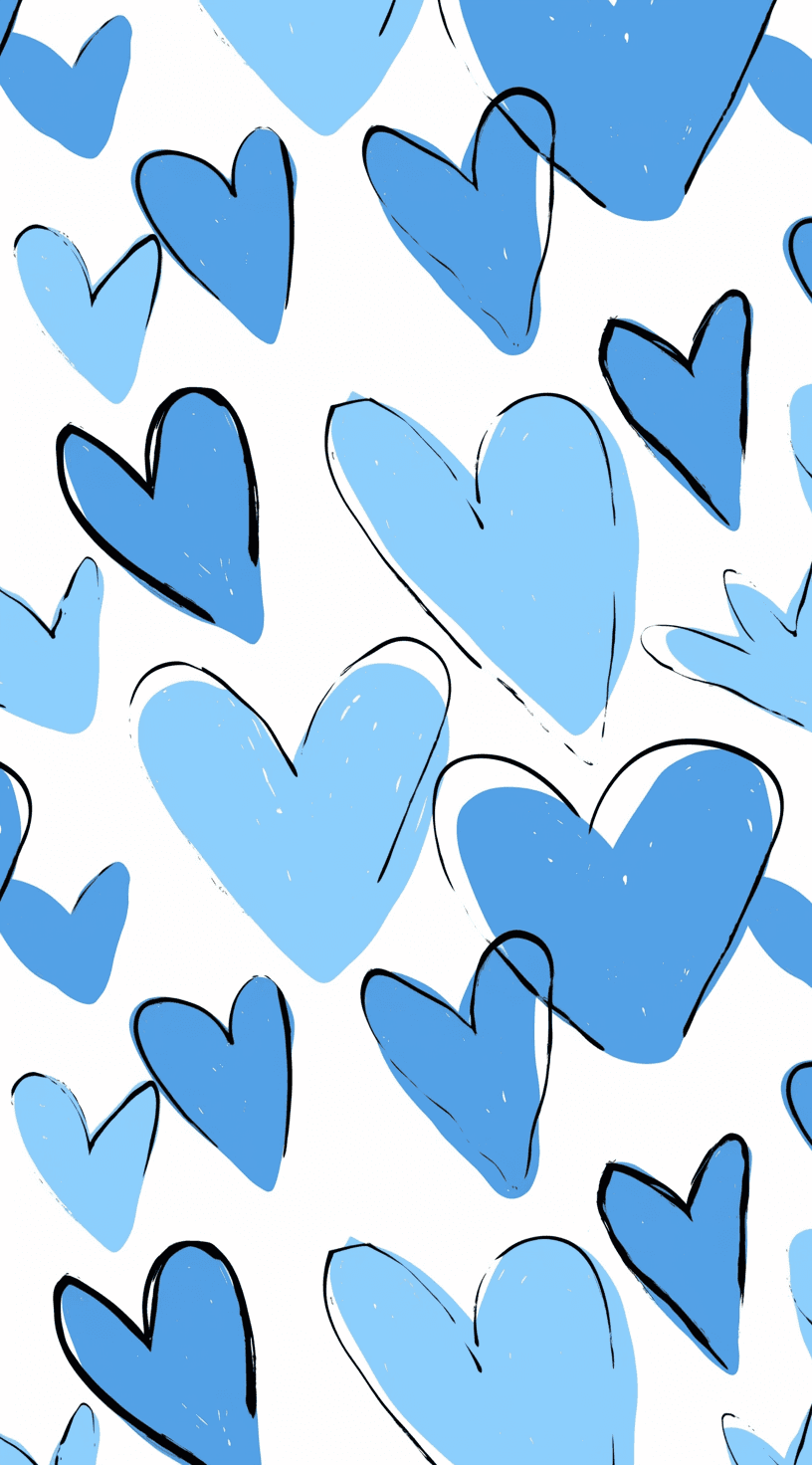 Heart Seek original repeating artwork