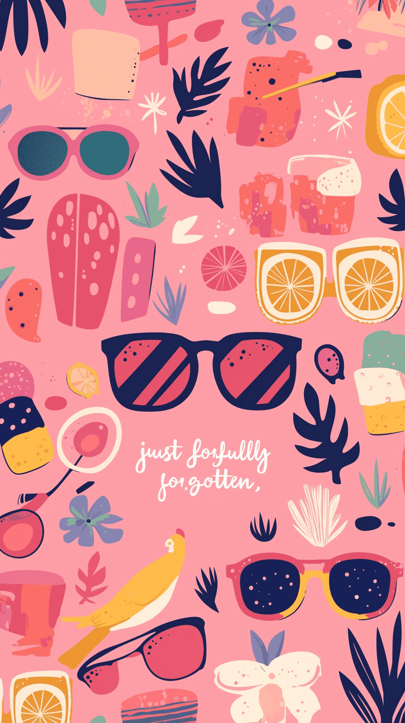 Glasses Beats original repeating artwork