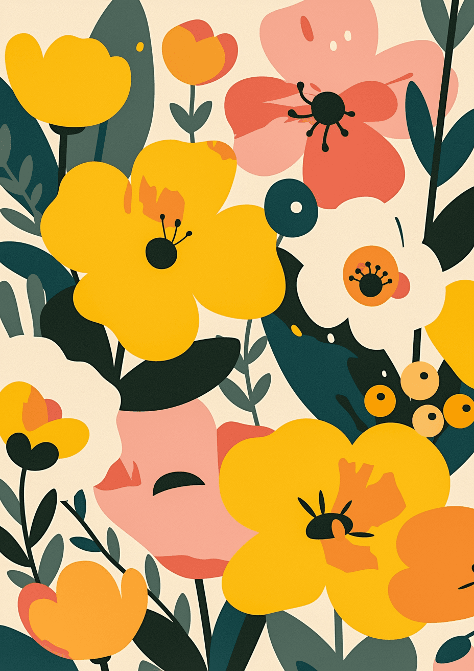 Blossom 028 original repeating artwork