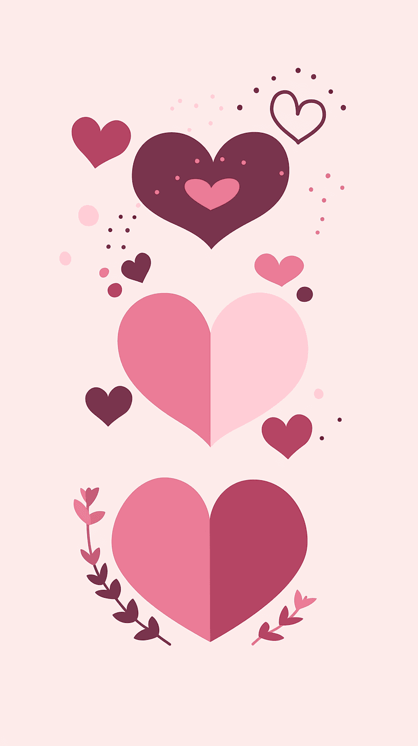 Heart Prism original repeating artwork