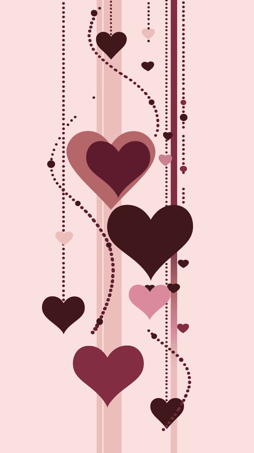 Heart Pastel original repeating artwork