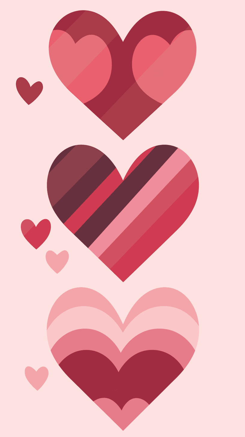 Heart Neon original repeating artwork