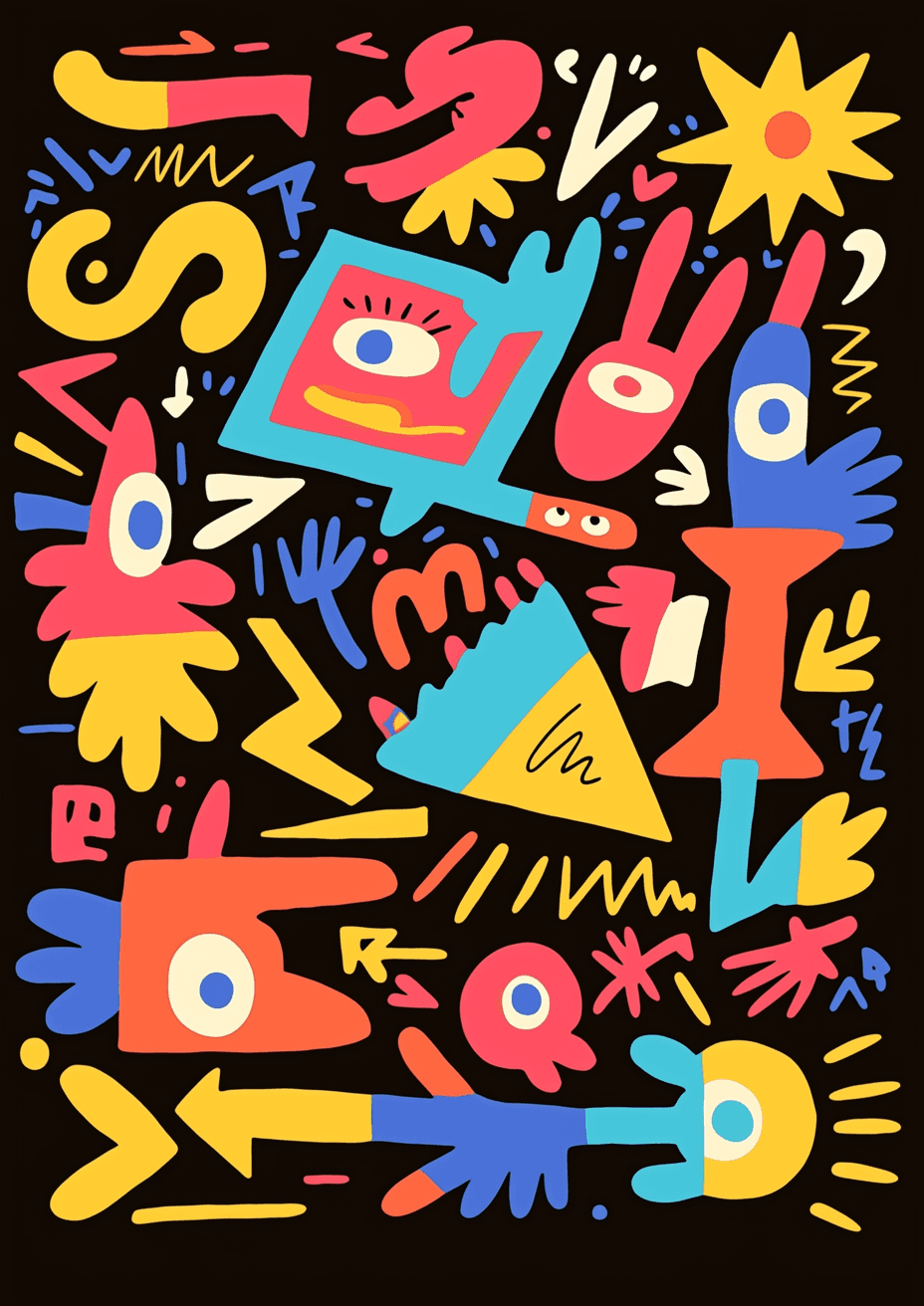 Eye Tune original repeating artwork