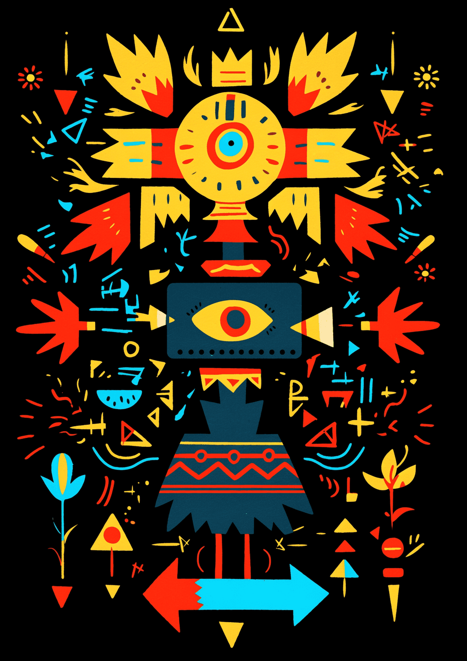 Eye Jam original repeating artwork