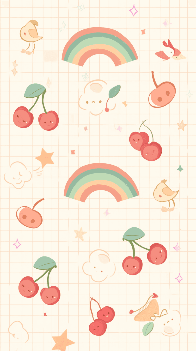 Rainbow 102 original repeating artwork
