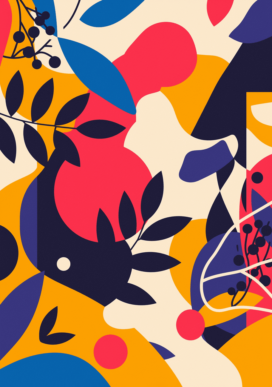 Leaves Crew original repeating artwork