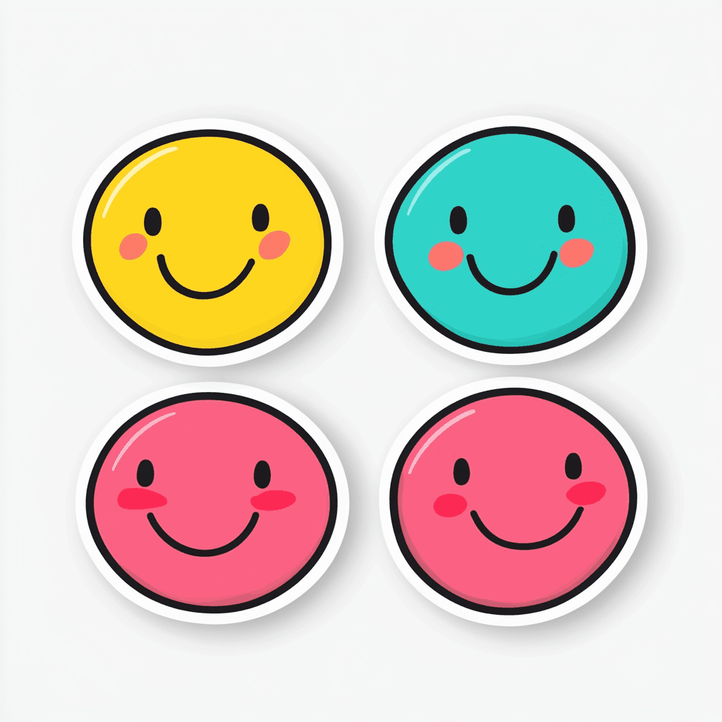 Smiley Zip original repeating artwork